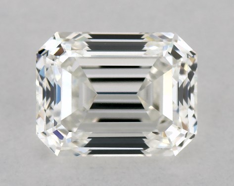 GIA 1.00 Carat H-VVS1 Very Good Cut Emerald Diamond