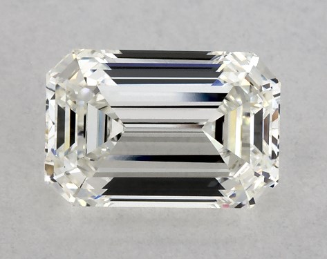 GIA 1.00 Carat G-VVS2 Very Good Cut Emerald Diamond