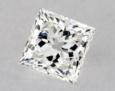 GIA 0.50 Carat J-VVS1 Ideal Cut Princess Diamond
