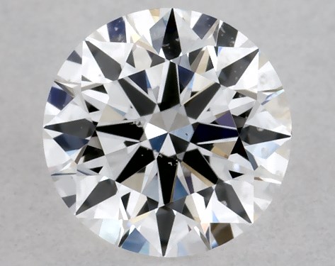 GIA 0.33 Carat D-SI2 Excellent Cut Round Diamond