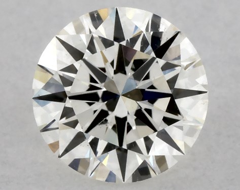 GIA 0.33 Carat J-SI1 Excellent Cut Round Diamond