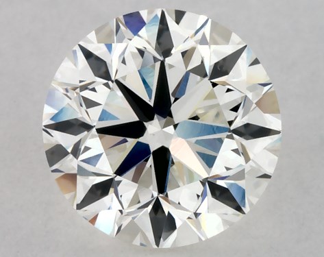 GIA 1.00 Carat H-VS2 Very Good Cut Round Diamond