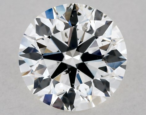 GIA 0.80 Carat H-SI1 Excellent Cut Round Diamond