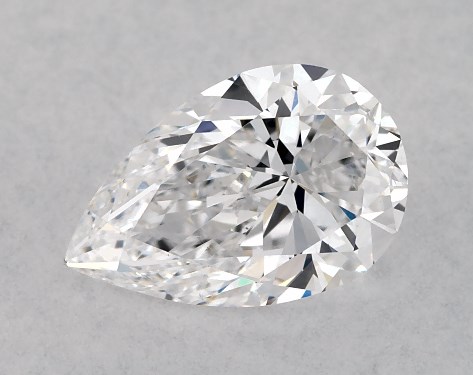 GIA 1.00 Carat D-VS2 Very Good Cut Pear Diamond