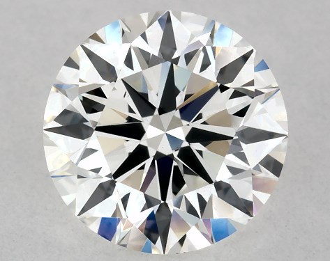 GIA 1.02 Carat H-VS2 Excellent Cut Round Diamond