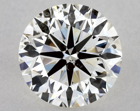 GIA 1.00 Carat J-SI2 Good Cut Round Diamond