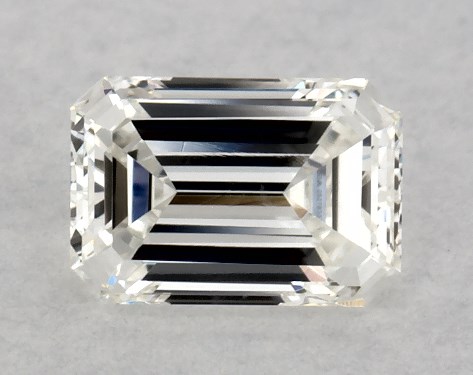 GIA 0.30 Carat H-SI2 Good Cut Emerald Diamond