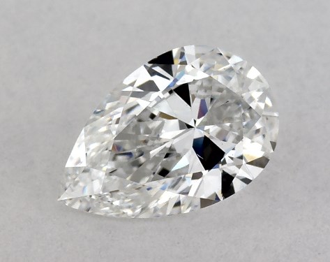 GIA 0.37 Carat E-VS2 Very Good Cut Pear Diamond