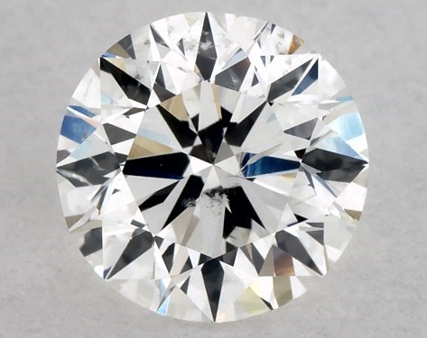 GIA 1.00 Carat G-SI2 Excellent Cut Round Diamond