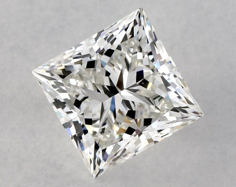 GIA 1.00 Carat H-VS2 Ideal Cut Princess Diamond
