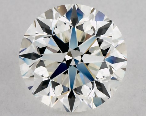 GIA 1.00 Carat H-VS1 Very Good Cut Round Diamond