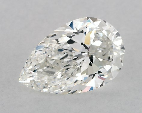 GIA 1.25 Carat H-IF Ideal Cut Pear Diamond
