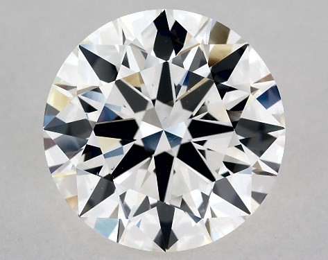 GIA 3.00 Carat H-VS2 Excellent Cut Round Diamond