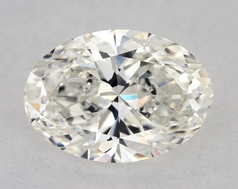 GIA 1.00 Carat H-VS2 Very Good Cut Oval Diamond