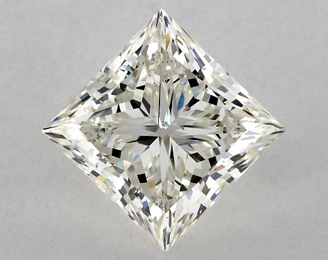 GIA 2.00 Carat K-SI1 Ideal Cut Princess Diamond