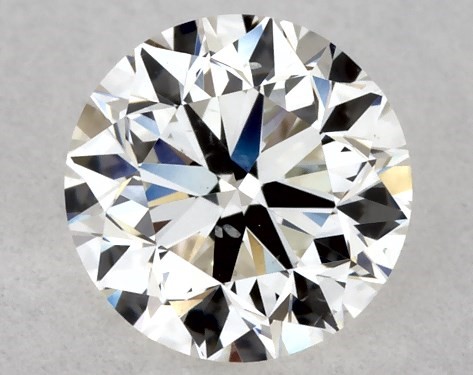 GIA 0.50 Carat J-SI1 Very Good Cut Round Diamond