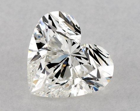 GIA 1.00 Carat G-VS2 Ideal Cut Heart Diamond