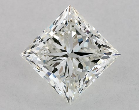GIA 1.01 Carat H-VS2 Ideal Cut Princess Diamond