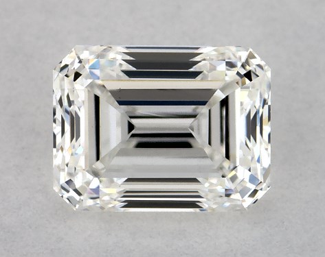 GIA 1.00 Carat F-VS2 Very Good Cut Emerald Diamond