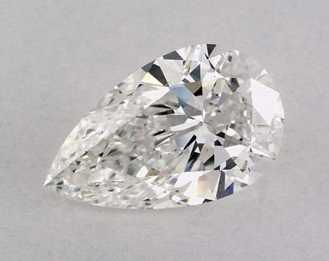 GIA 1.00 Carat H-VS2 Ideal Cut Pear Diamond