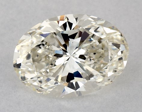 GIA 2.00 Carat K-SI1 Good Cut Oval Diamond