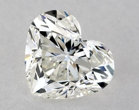 GIA 1.01 Carat H-VS1 Ideal Cut Heart Natural Diamond