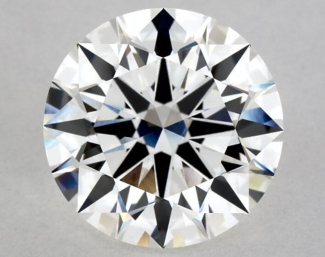 GIA 4.10 Carat F-VS1 Excellent Cut Round Lab-Grown Diamond
