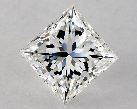 GIA 1.04 Carat H-VS2 Ideal Cut Princess Diamond