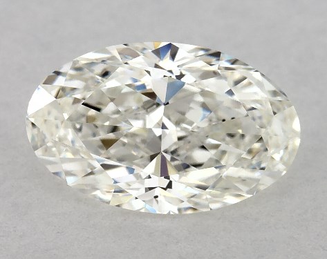 GIA 1.00 Carat H-VS2 Ideal Cut Oval Diamond