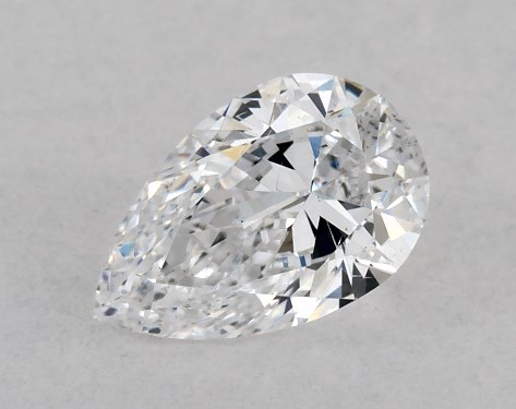 GIA 0.30 Carat D-SI2 Ideal Cut Pear Diamond