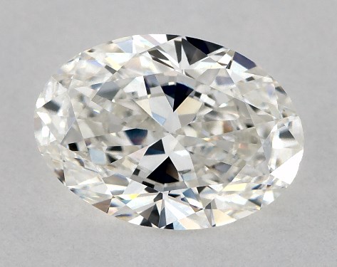 GIA 1.00 Carat H-VS1 Very Good Cut Oval Diamond