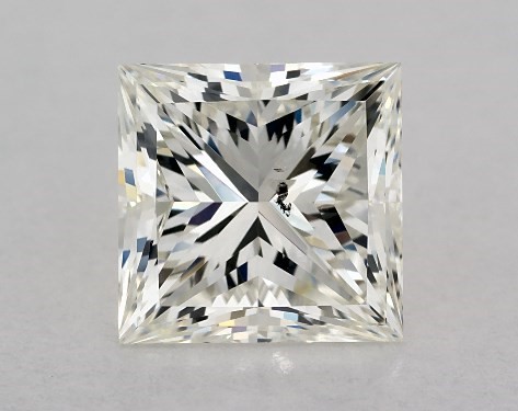 GIA 2.00 Carat J-SI2 Very Good Cut Princess Diamond