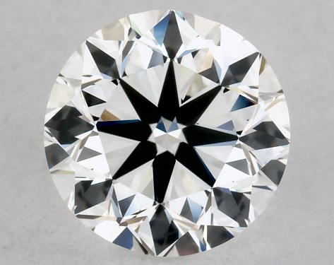 GIA 1.00 Carat H-VS1 Very Good Cut Round Diamond