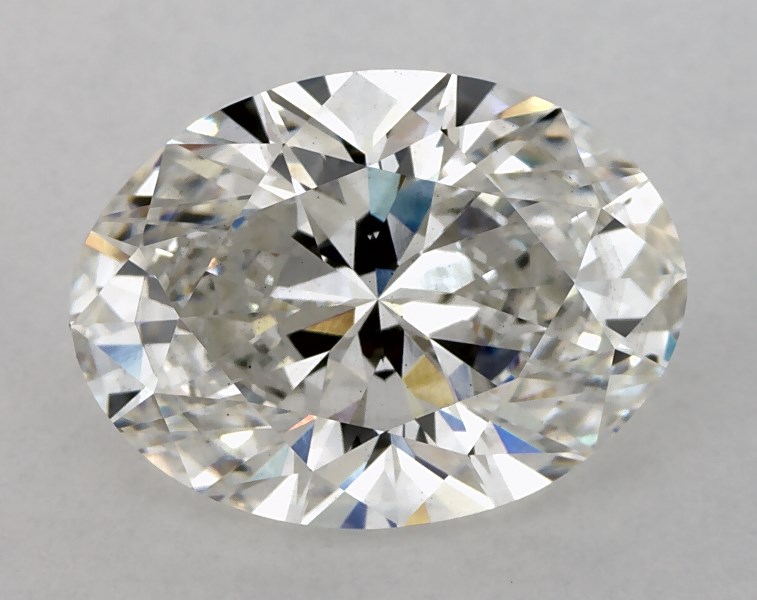 4.07 carat oval diamond, G SI1