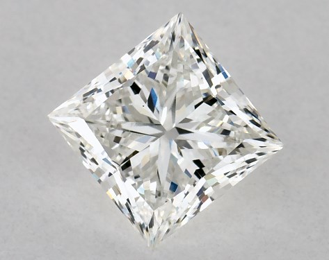GIA 1.01 Carat H-VS1 Ideal Cut Princess Diamond