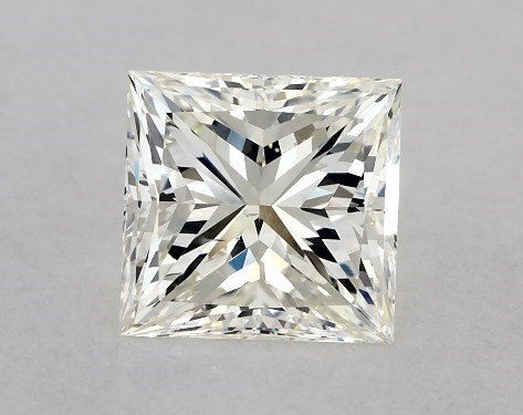 GIA 2.00 Carat K-SI1 Ideal Cut Princess Diamond