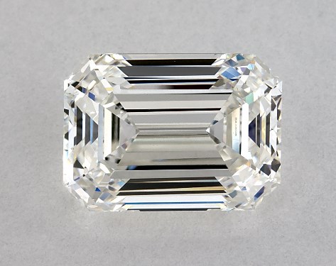 GIA 3.00 Carat H-VVS2 Ideal Cut Emerald Diamond