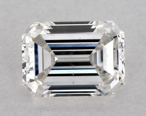 GIA 0.30 Carat G-SI1 Good Cut Emerald Diamond