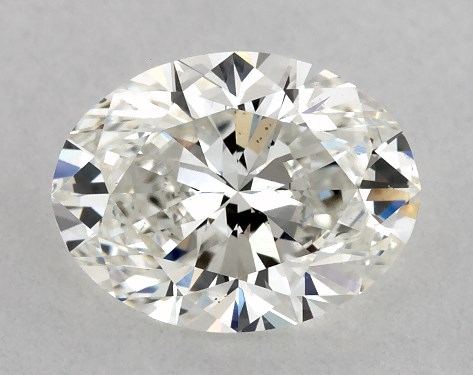 GIA 1.00 Carat G-VS2 Very Good Cut Oval Diamond