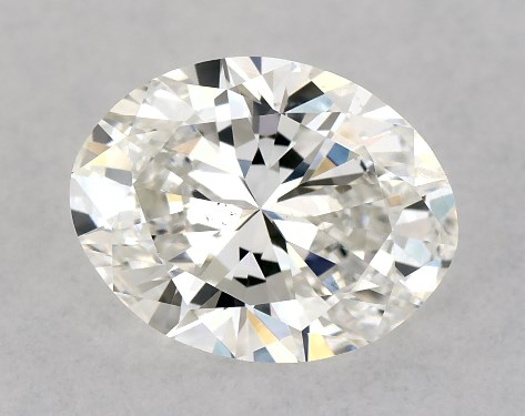 GIA 1.00 Carat H-VS2 Very Good Cut Oval Diamond