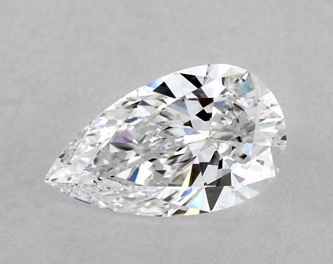GIA 0.71 Carat D-VS2 Very Good Cut Pear Diamond