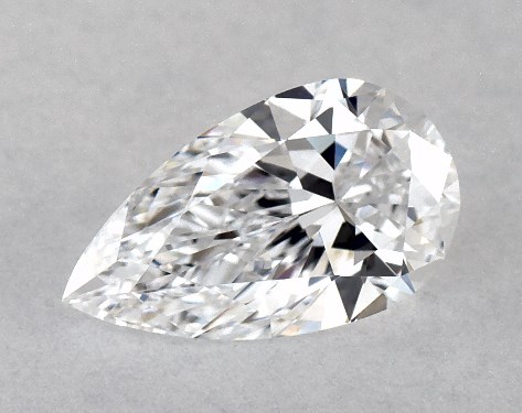 GIA 0.50 Carat D-VVS2 Ideal Cut Pear Diamond