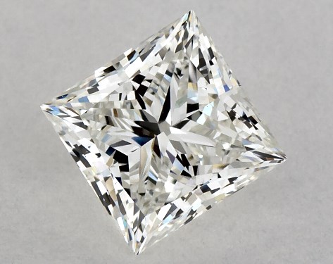 GIA 1.01 Carat H-VS2 Ideal Cut Princess Diamond