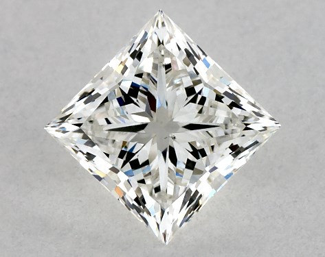 GIA 1.01 Carat H-VS2 Ideal Cut Princess Diamond