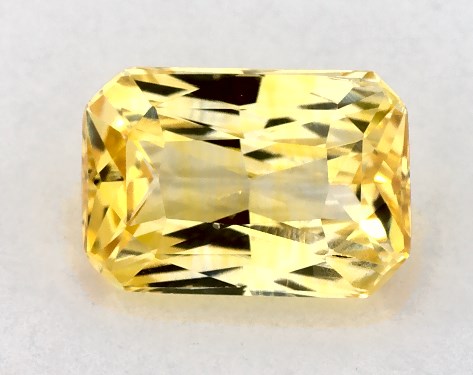 2.00 Carat Radiant Natural Yellow Sapphire