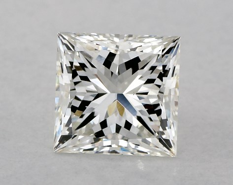 GIA 1.00 Carat H-VS1 Very Good Cut Princess Diamond