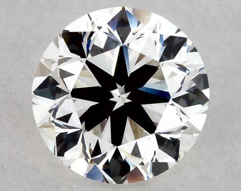 GIA 1.00 Carat H-VS1 Very Good Cut Round Diamond