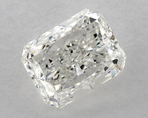 GIA 1.00 Carat F-VS1 Ideal Cut Radiant Diamond