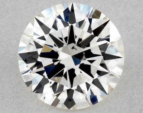 GIA 0.30 Carat J-SI1 Excellent Cut Round Diamond