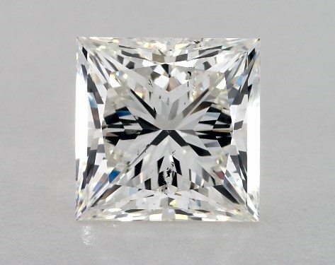 GIA 4.00 Carat J-SI2 Ideal Cut Princess Diamond